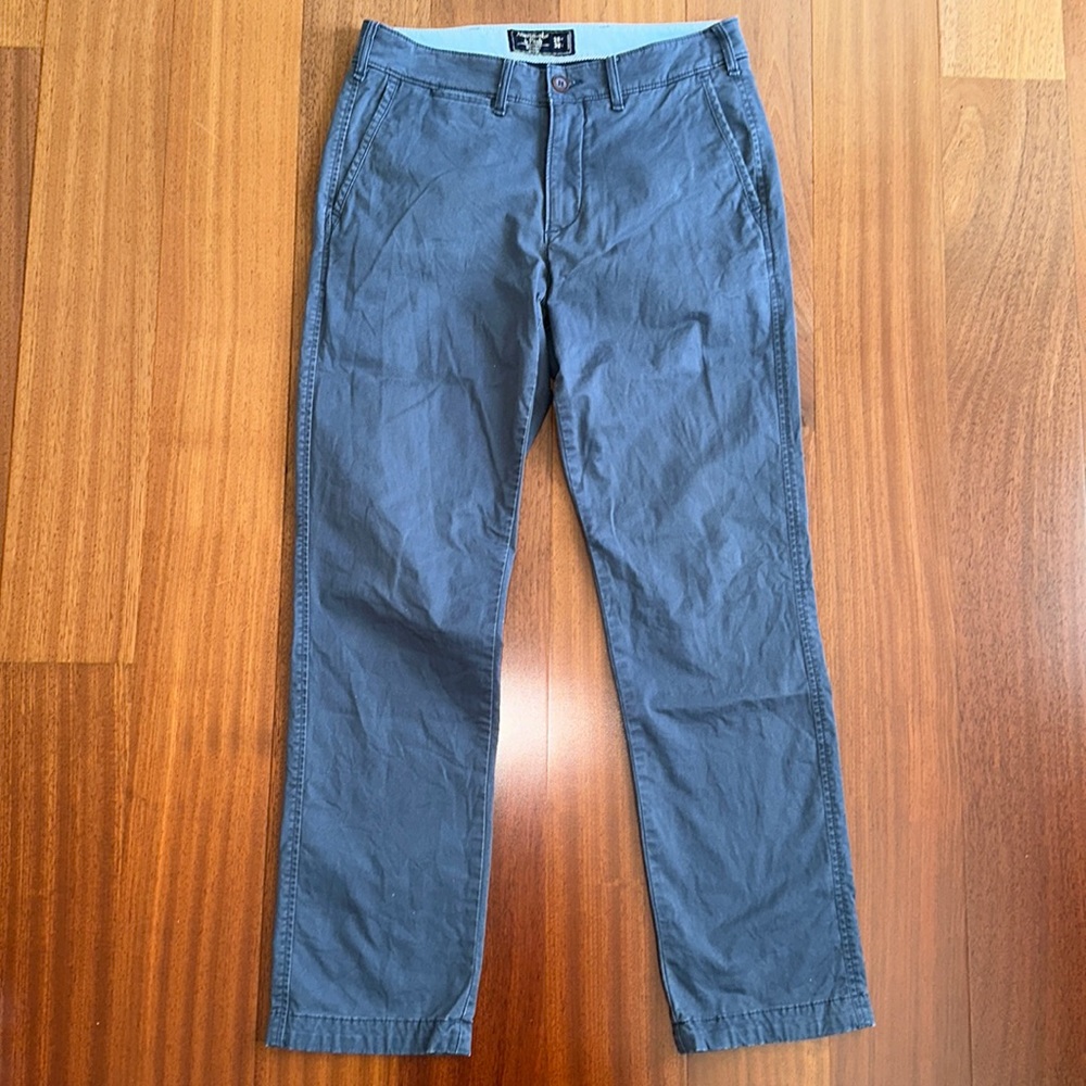 Abercrombie & Fitch Straight Leg Chinos